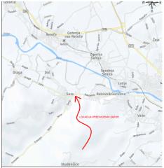 Lokacija gradbišča